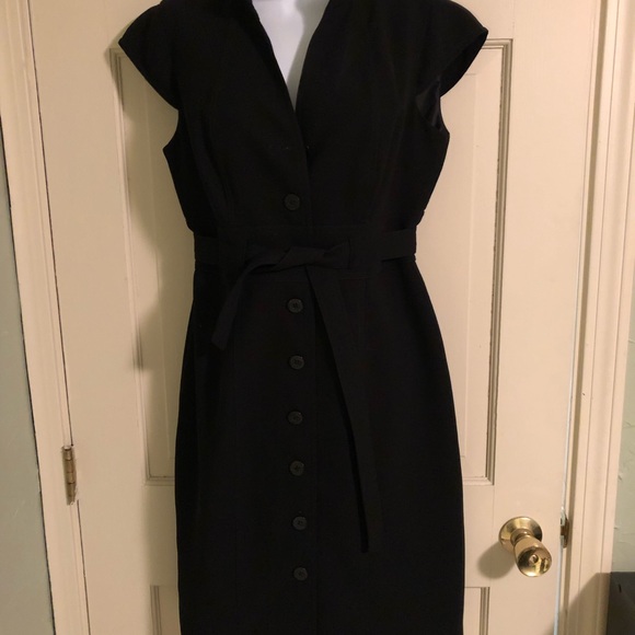 Calvin Klein button down belted dress, NWT! - Picture 4 of 7